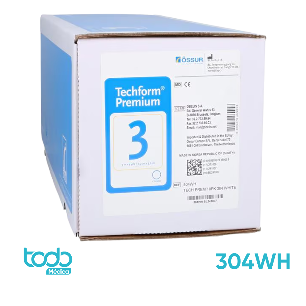 Yeso Ossur Techform Blanco Rollo 3"X4YD