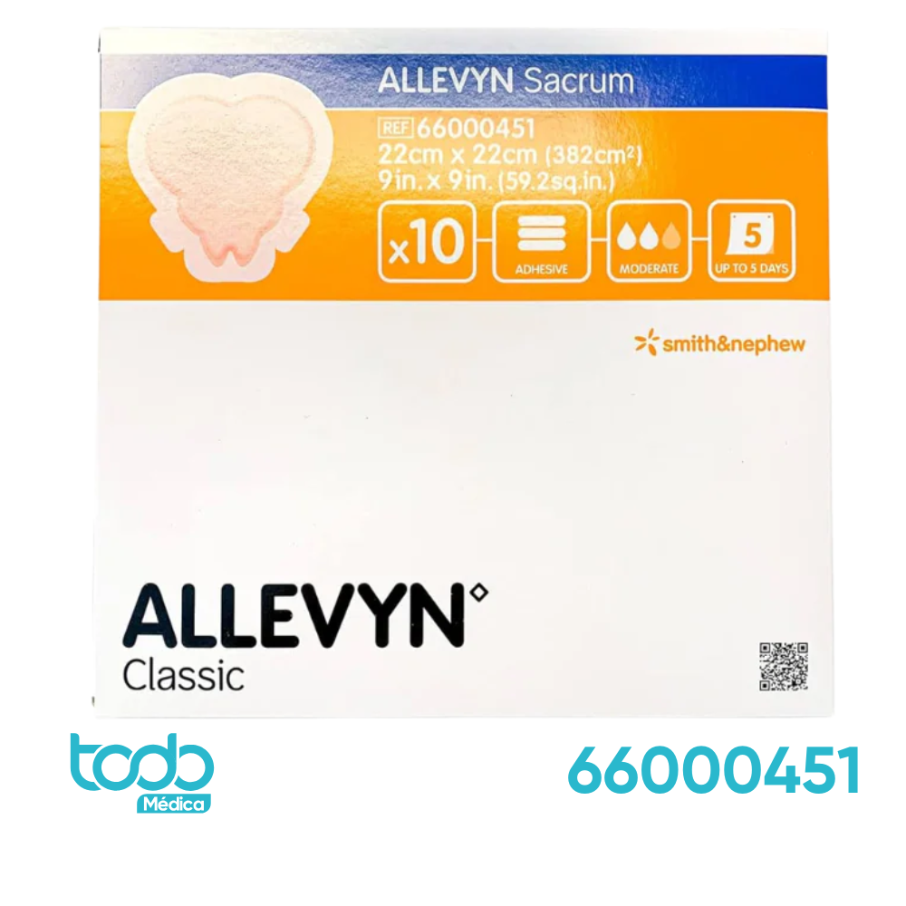 Allevyn Sacro con Adhesivo 22.5 x 22.1 cm