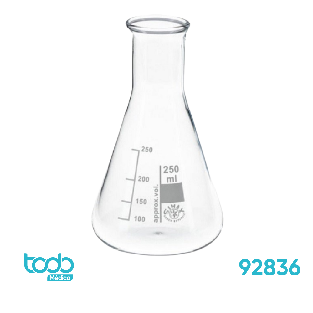 Matraz Erlenmeyer 250ML