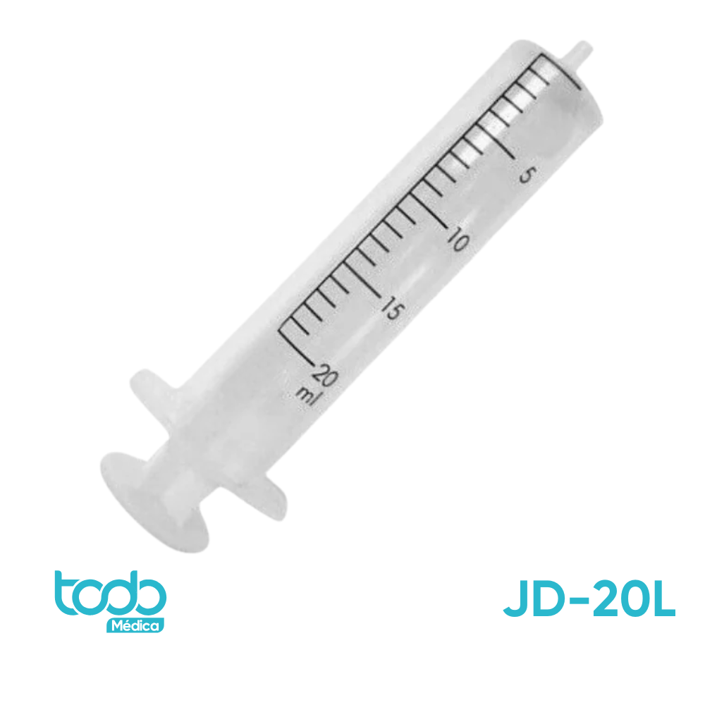 Jeringa de 20 ml sin Aguja - Caja de 50 Unidades