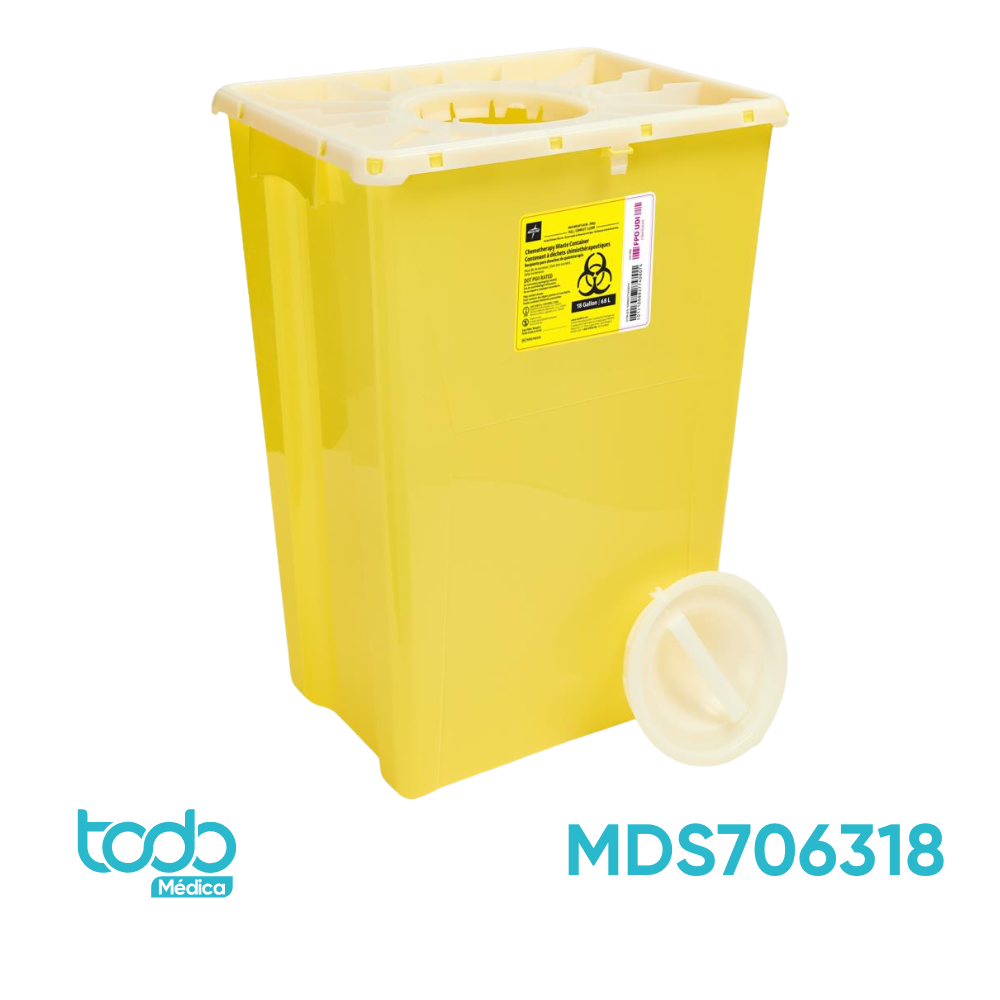 Contenedor para Desechos de Quimioterapia – 18 gal