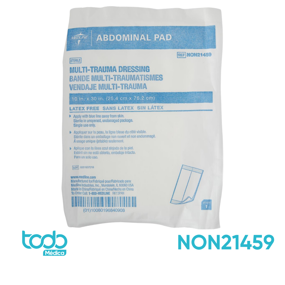 Apósito Multitrauma de 10" x 30" – Medline