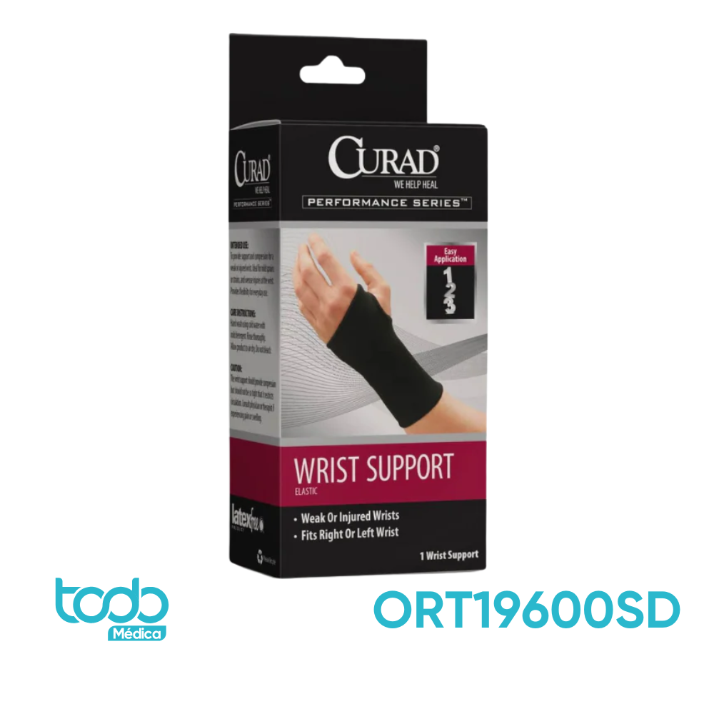 Muñequera Elástica Bilateral Libre de Látex – Talla S