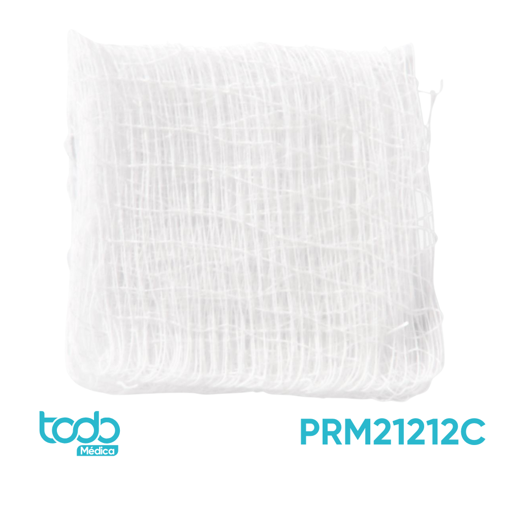 Apósito de Gasa No Estéril, Tejida 2x2x12 - 100% Algodón