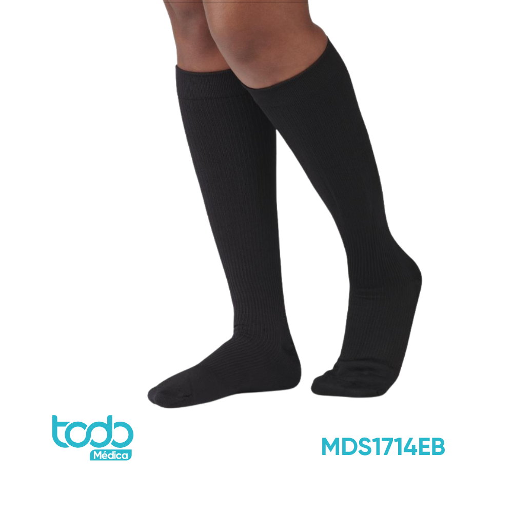 MEDIA COMPRESION CURAD RODILLA GRUESA NEGRA 15-20 E