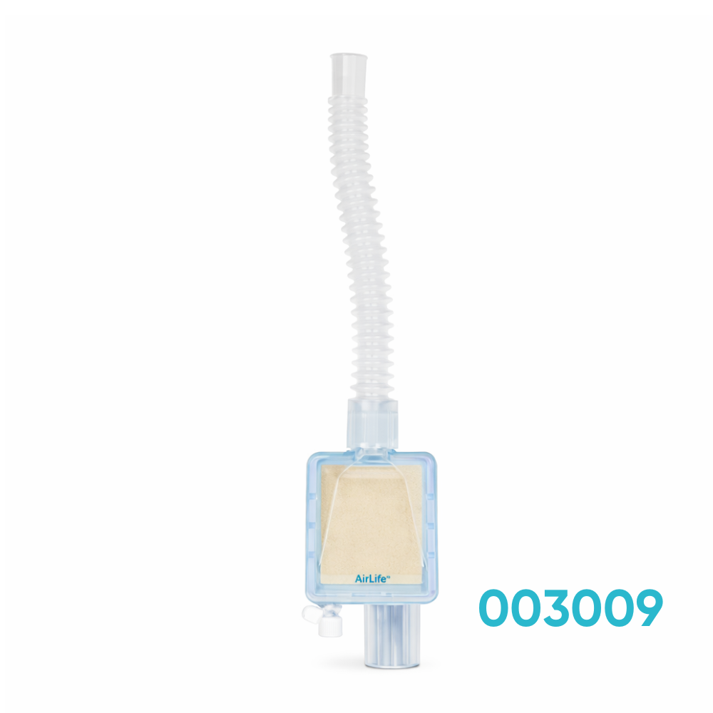 Filtro Humidificador para Adulto con Tubo Flexible 6