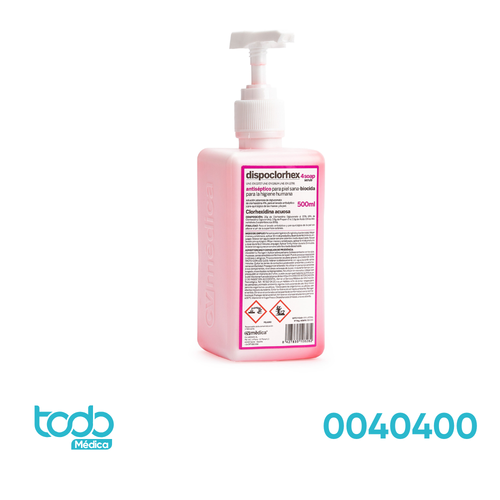 DispoClorhex 4 Jabón Antiséptico con Clorhexidina al 4%-500 ml