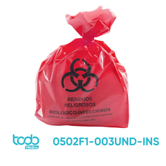 Bolsa Roja para Autoclave de Desecho Infeccioso – Pequeña (35cm x 47cm) – Por Unidad
