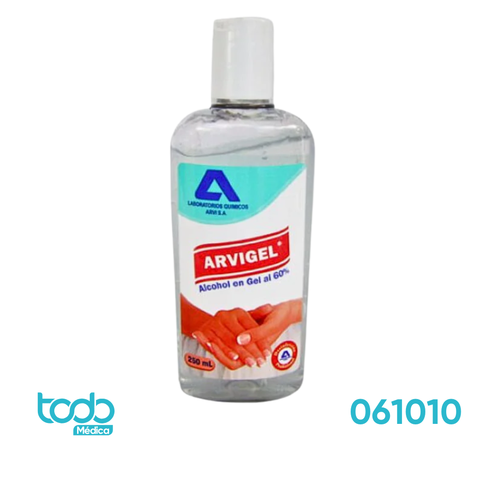 Alcohol en Gel 250 ml – Arvigel