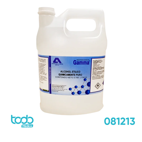 Alcohol Etanol Absoluto ARVI Químicamente Puro 100% – Galón