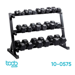 Estante de Mancuernas Cando para 10 Pesas - Montable en Pared - 3