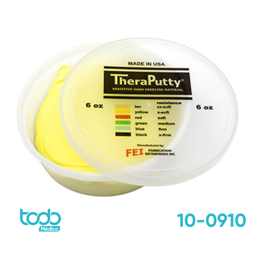 Plasticina Theraputty Amarilla 6oz - Resistencia Extra Suave