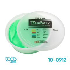 Plasticina Theraputty Verde 6oz - Resistencia Media