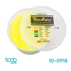 Plasticina Theraputty Amarilla 1lb - Resistencia Extra Suave