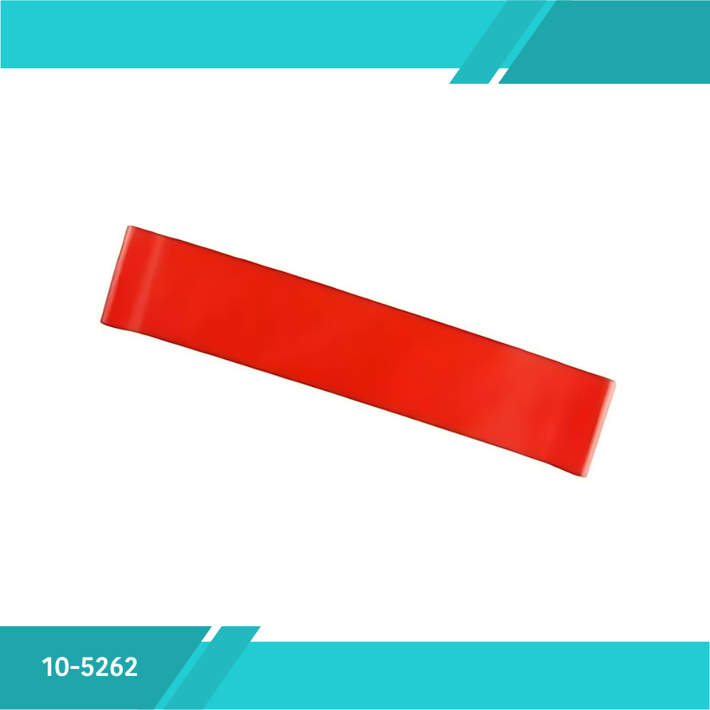 BANDA ELASTICA CANDO CERRADA ROJA RESISTENCIA LEVE 38CM