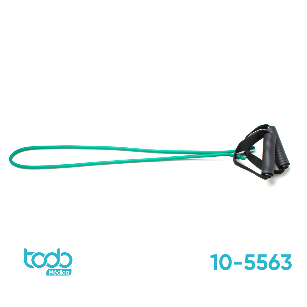 Banda de Tubo Cando con Agarraderas – Verde Medio – 48 Pulgadas