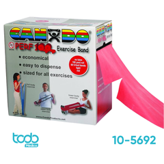 Banda Elástica Cando Roja Sin Látex – Resistencia X-Leve – 91m