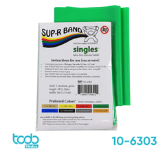 Banda Elástica SUP-R Band L/Láttex Verde – 152 cm