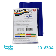 Banda Elástica SUP-R Band L/Lattex Azul – Resistencia Fuerte 152 cm