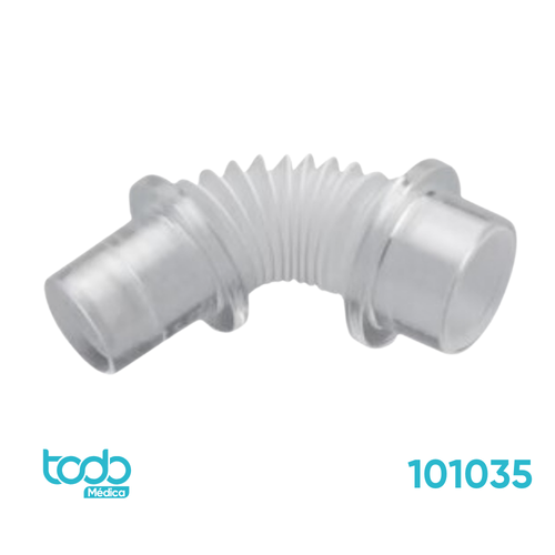 Conector Flex Ambu Pediátrico 15mm ODX15mm ID 5"