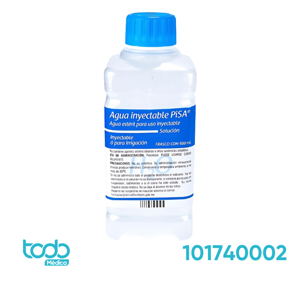 Agua Estéril Inyectable 500 ml