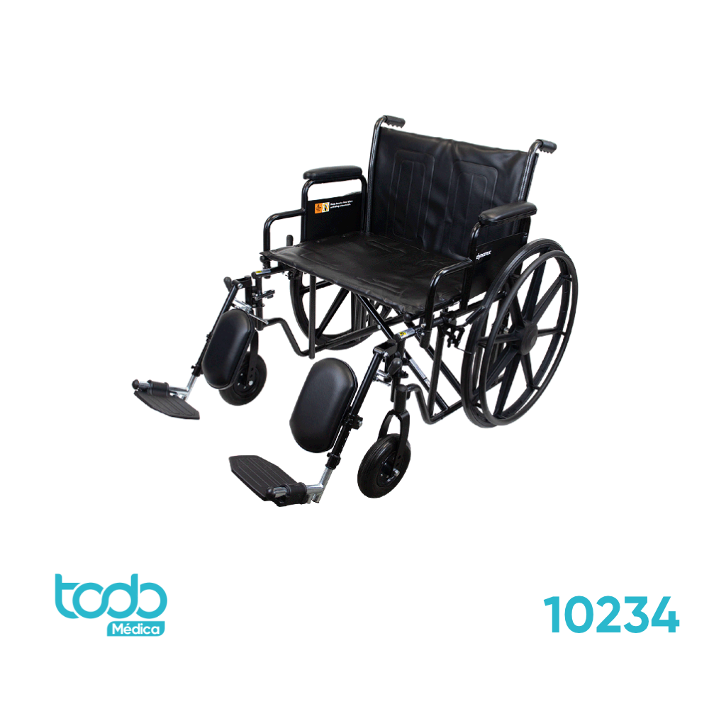 Silla de Ruedas Bariátrica Bari+Max 24" x 18" – Capacidad 500 lb