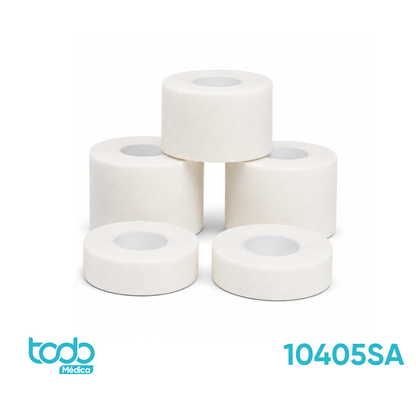 Esparadrapo de Algodón Con Adhesivo Sintético3H – Tubo con 5 Rollos Surtidos