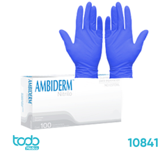 Guante Ambiderm Vinilo Transparente Talla M CJ100