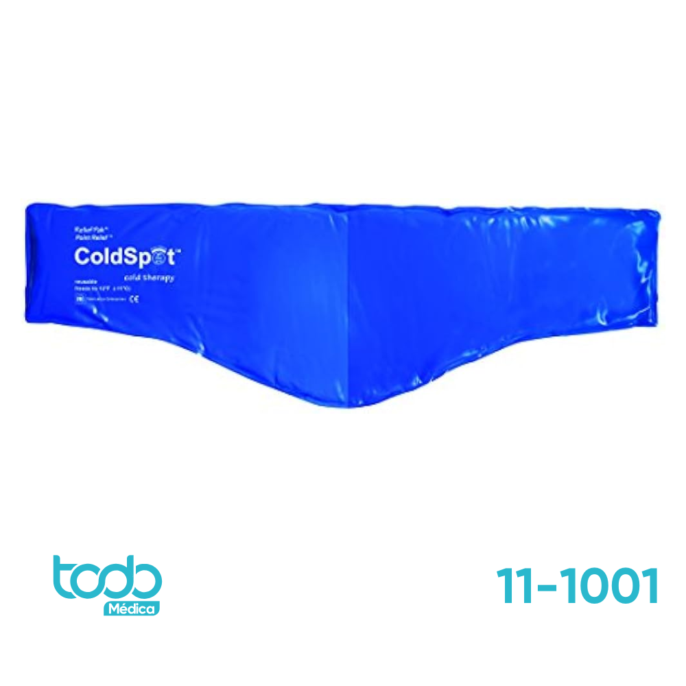 Compresa Paquete Relieve Fría Reutilizable Azul Cuello – 6x23"
