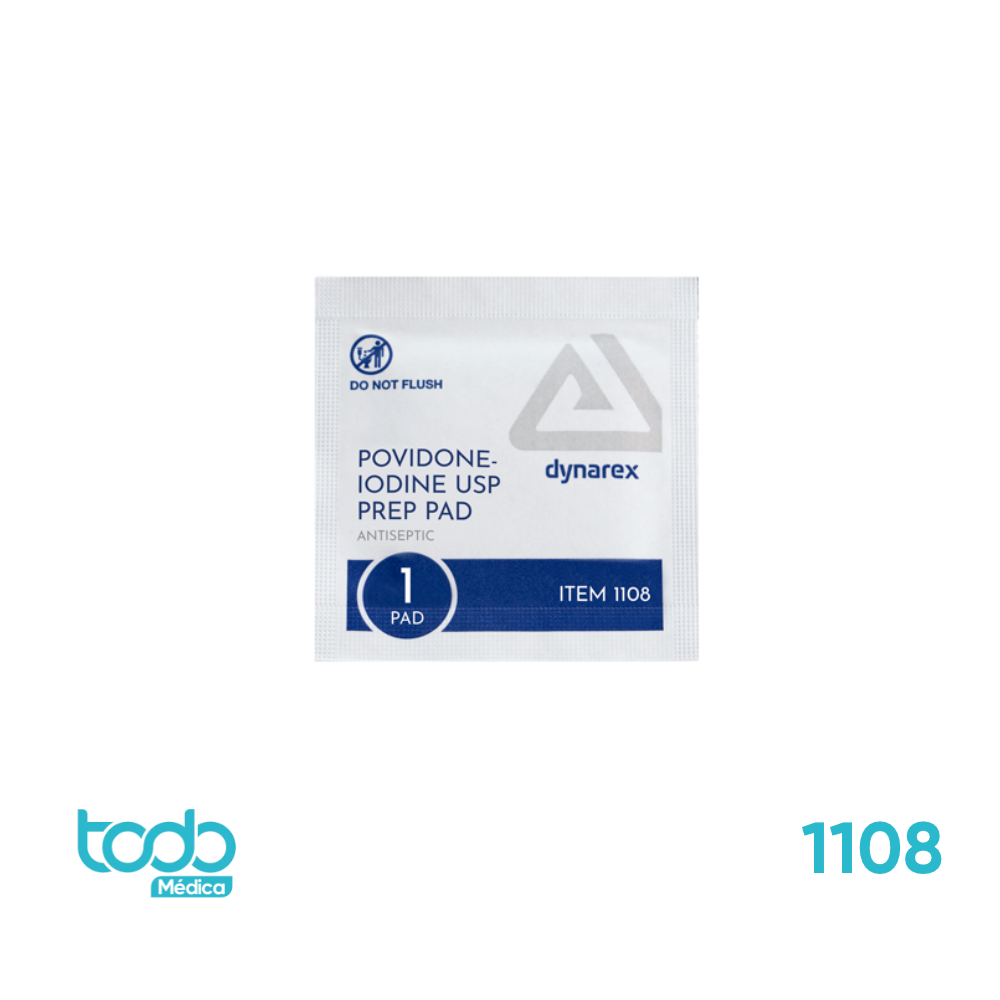 Almohadilla Antiséptica con Povidona Yodada al 10% – Caja x 100