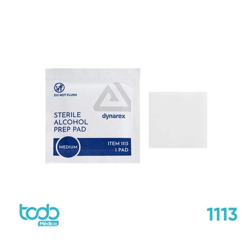 Almohadilla con Alcohol Isopropílico 70% – Talla M – Caja x 200