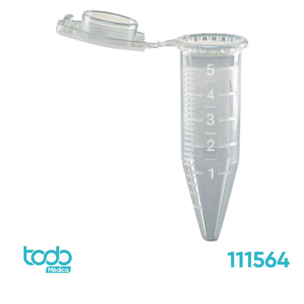 Tubo Microcentrífuga Globe con Tapa Ámbar 1.5ml – Paquete de 500 Unidades