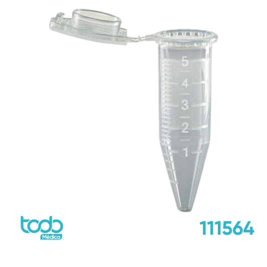 Tubo Microcentrífuga Globe con Tapa Ámbar 1.5ml – Paquete de 500 Unidades