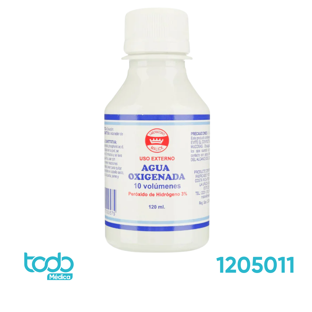 Agua Oxigenada 3% - 120 ml