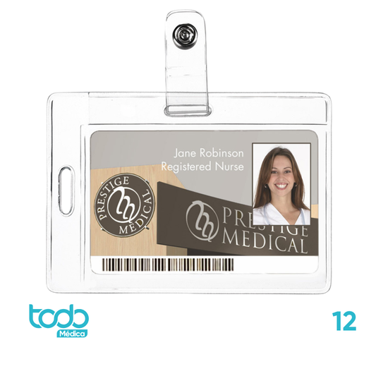 Porta Carnet Prestige – Plástico Transparente