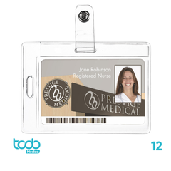 Porta Carnet Prestige – Plástico Transparente