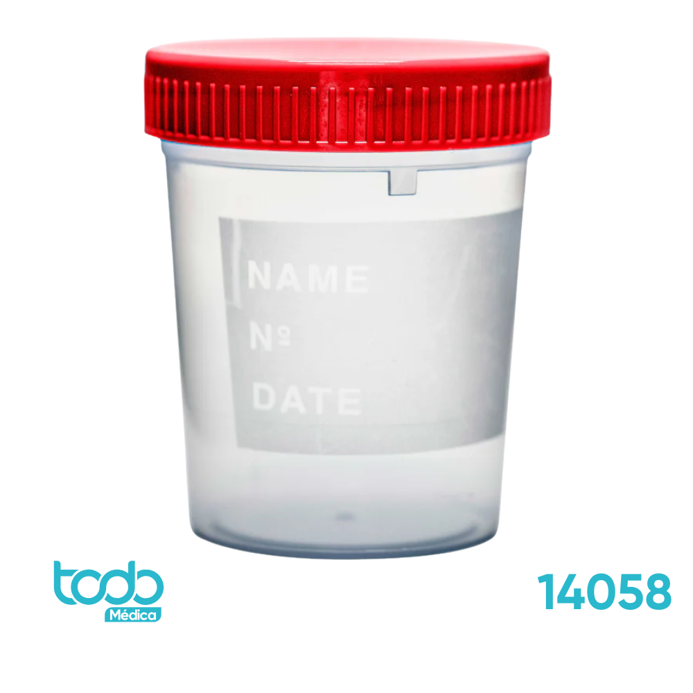 Frasco para Recolección de Orina – 120 ml con Tapa de Seguridad