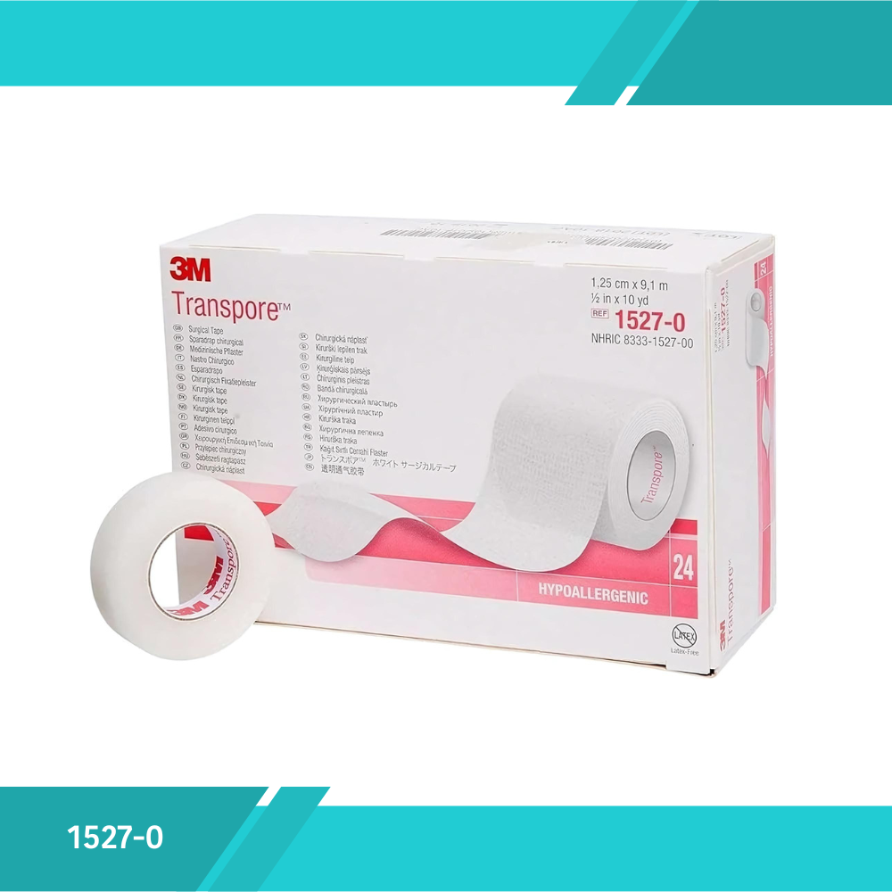 CINTA TRANSPARENTE TRANSPORE NEXCARE 3M 1/2