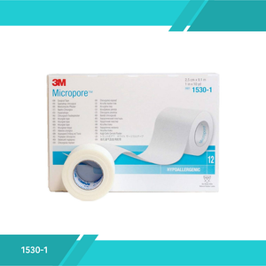 MICROPORE COLOR BLANCO DE 1"