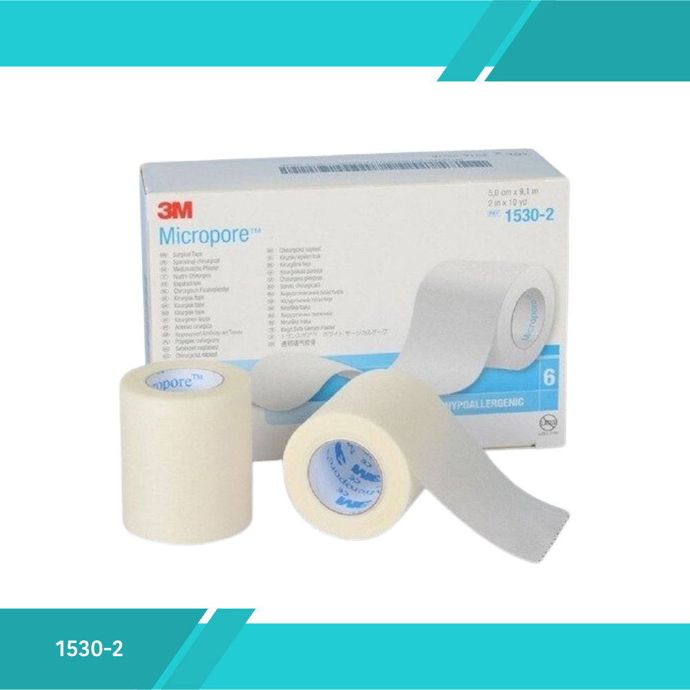 MICROPORE COLOR BLANCO DE 2