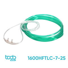 Cánula Nasal Salter Labs Adulto 2.1MT Alto Flujo con Hembra y Orejeras CJ25