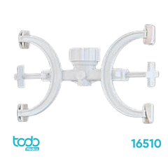 Pinza Brand para 2 Buretas Blanca