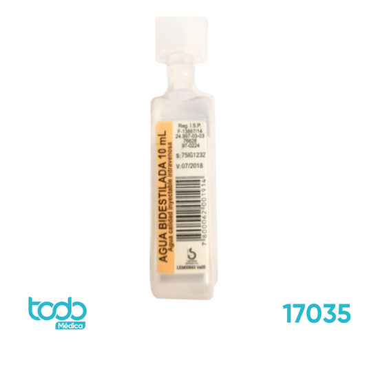 Agua Estéril Sanderson 10 mL