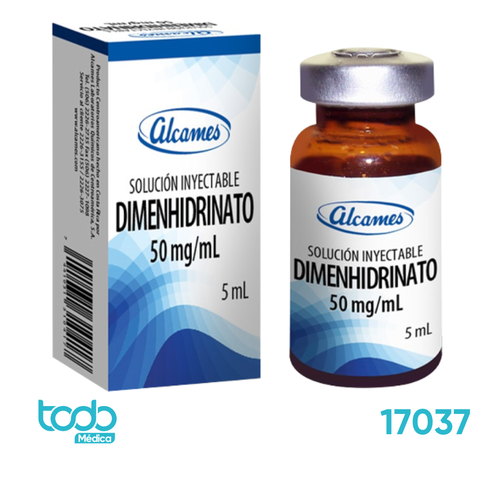 Dimenhidrato Alcames 50mg 5ml Ampolla