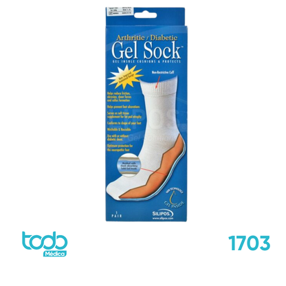 Media Terapéutica con Gel Silipos – Para Artritis y Diabetes – Talla 11-13