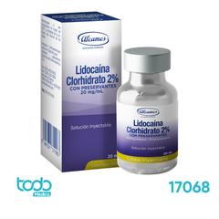Lidocaína Alcames S/Preservantes 2% 10ml CJ50 Ampolla