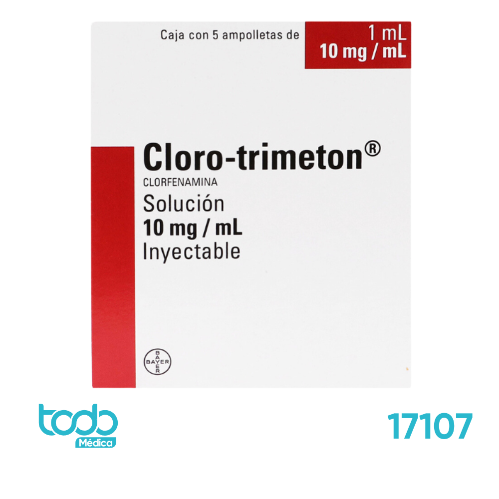Clorfeniramina (Clorotrimetron) Sanderson 10mg/1ml