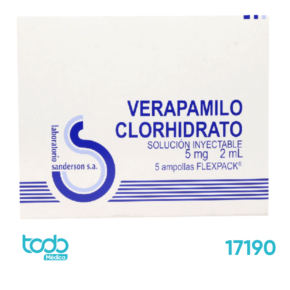 Verapamilo Clorhidrato Sanderson 5mg/2ml