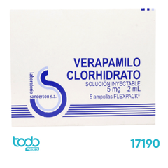 Verapamilo Clorhidrato Sanderson 5mg/2ml