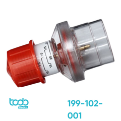 Válvula PEEP 20 Descartable C/Conector 30mm Adulto 1.5-20 cmH2O